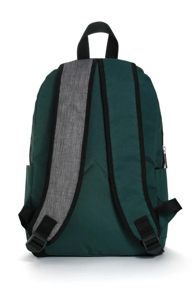 Cambridge Polo Club Street Style Dört Bölmeli Unisex Okul Sırt Çantası Yeşil / CPO4016.032 - Resim 4