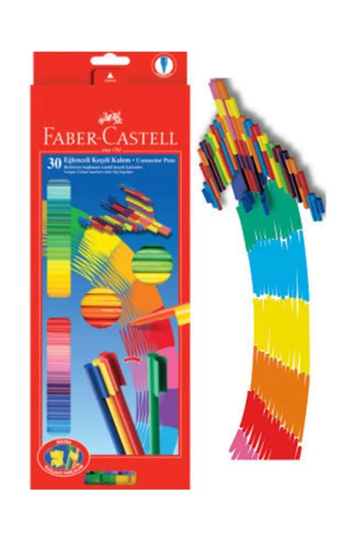 Faber Castell Eğlenceli Keçeli Kalem 30 Renk ürün görseli