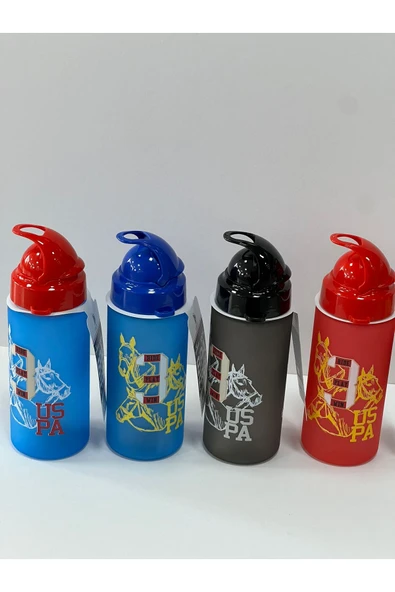 Polo LİSANSLI 400 ML PİPETLİ BPA FREE MAT RENKLİ MATARA - Resim 4