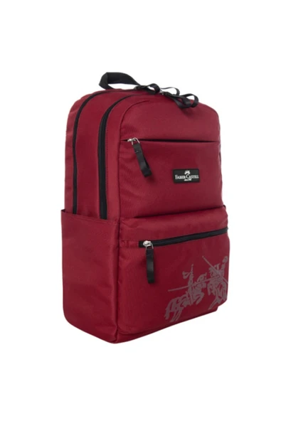 Faber Castell Classic Sırt Çantası Bordo ürün görseli