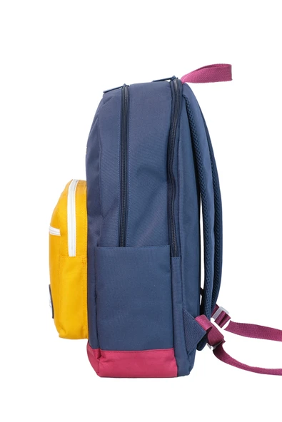 United Colors of Benetton . Tricolor Çift Bölme Erkek Çocuk Sırt Çantası - Resim 3