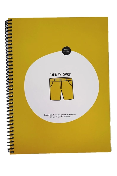 KESKİN COLOR Hisli Şeyler 80 Yp Çiz. Hafif Kağıt Stickerli Defter ürün görseli