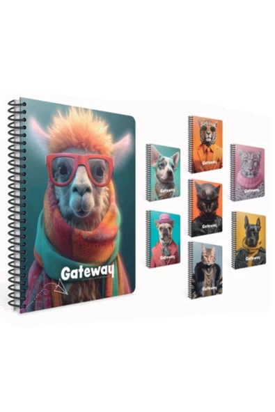 Gıpta GIPTA GATEWAY SPİRALLİ  PP. KAPAK A4 80YP. KARELİ DEFTER ürün görseli