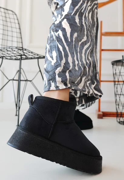 Linne Siyah Süet Bot - Resim 3