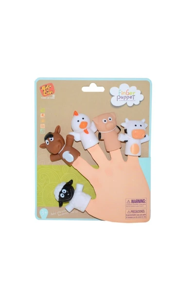 Kızılkaya Oyuncak Hayvan Figürler Parmak Kukla - Resim 2