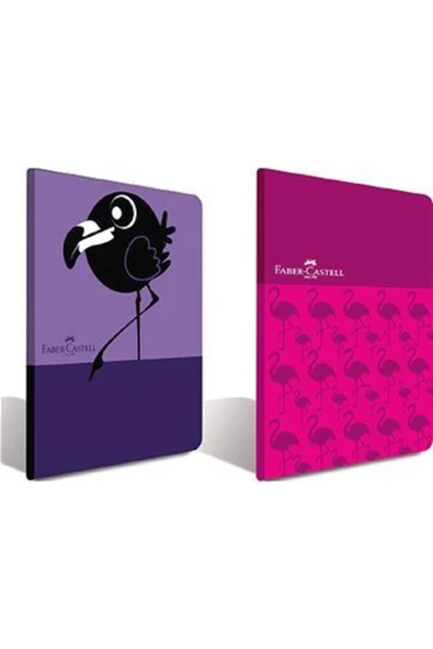 Faber Castell Faber-castell Kaye Defter Look Plastik Kapak Kareli 40 Yp A5 - Resim 3