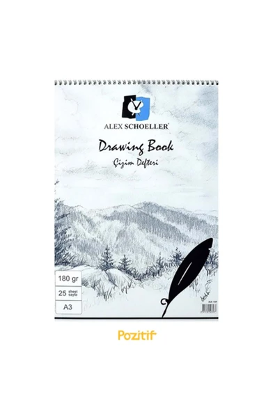 Alex Eskiz Blok Yapışkanlı A3 180 Gr. 25.Li Alx-1587 ürün görseli