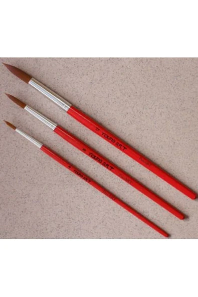 Ponart Young Art 7200 Serisi Sentetik Yuvarlak Uçlu Fırça No: 3 ürün görseli