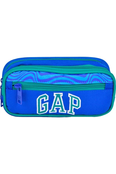GAP Orijinal Üç Bölme Kalem Çantası Mavi 12815 ürün görseli