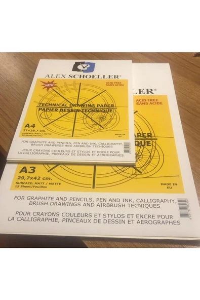 Alex Teknik Resim Blok A4 200 Gr 15 Yp. Alx2000 / ürün görseli