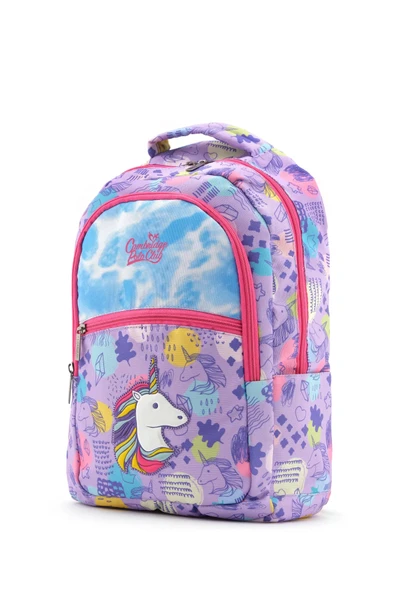 Cambridge Polo Club Unicorn Tek Ana Bölmeli Kız Çocuk İlkokul Sırt Çantası / CPO4057 - Resim 2
