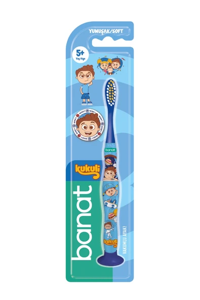Banat Çocuk Diş Fırçası Kukuli - Işıklı ürün görseli
