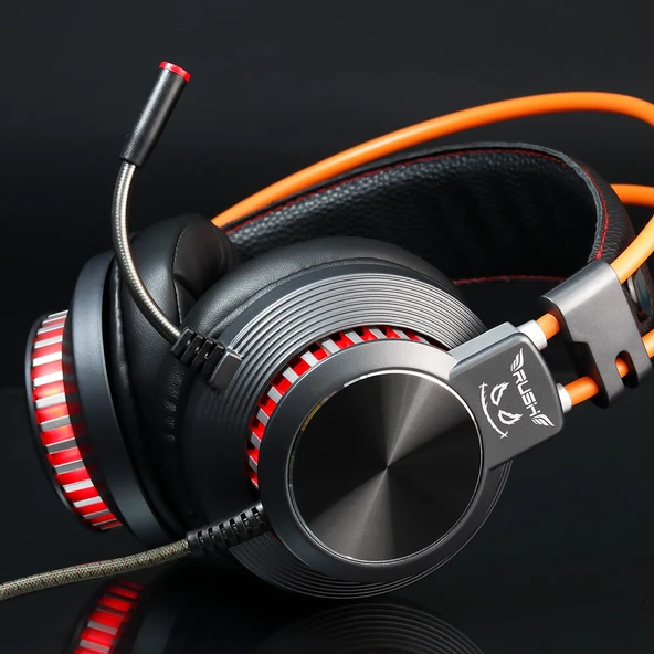 Rush RHX52 Magic USB 7.1 Surround RGB Oyuncu Kulaklığı - Resim 4