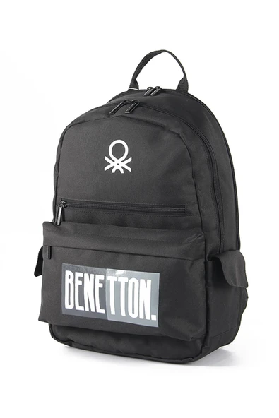 United Colors of Benetton Benetton Çift Bölmeli Sırt Çantası 03797 - Resim 3