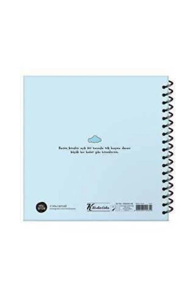 KESKİN COLOR Hisli Şeyler 16x15 50Yp Çizgili Spiralli Sert Kap. Stickerlı Defter ürün görseli