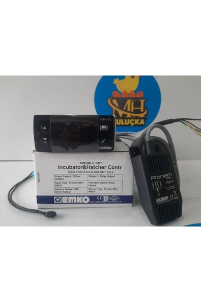 Mh Esm-3722 230vac Dijital Kuluçka Kontrol Cihazı Emko (SSR ÇIKIŞLI) ürün görseli