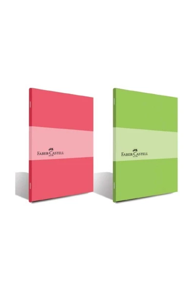 Faber Castell Faber Pp Kapak Pastel Dkş.A5 80Yp.Kareli Yl 000151 / - Resim 2