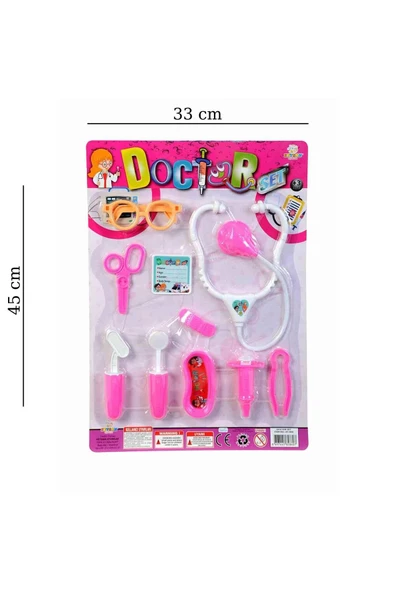 hak-iş oyuncak Kartela Büyük Kız Doktor Set ürün görseli