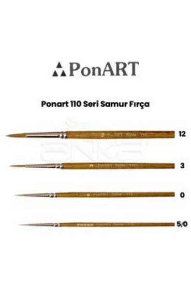 Ponart Samur Fırça -no:0 ürün görseli