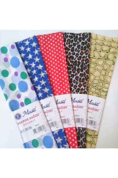 Masis Pgr-d Krapon Kağıdı Desenli 5 Li ürün görseli