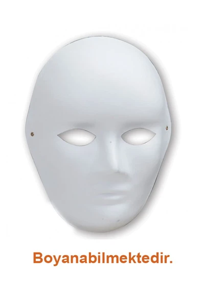 Sahra Karton Maske Boyanabilir 4 adet ürün görseli