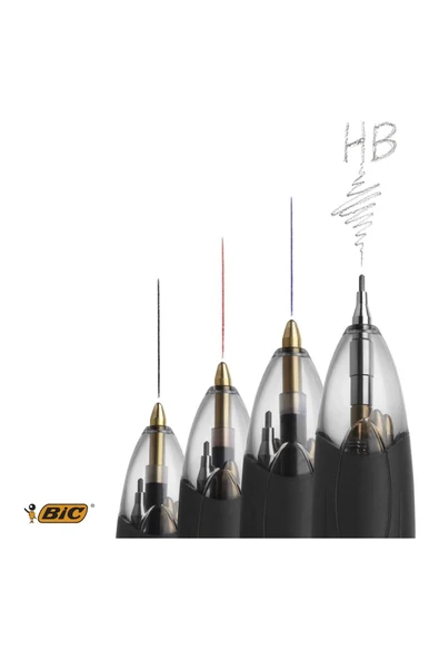 Bic Multifunction 3+1 Tükenmez/versatil Hb Kalem - Resim 2
