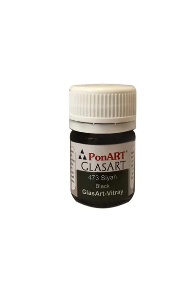 Ponart Glasart 20 Ml. Siyah 73 Vitray Boyası ürün görseli