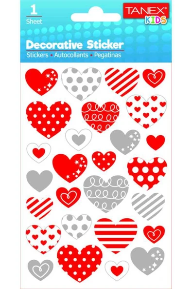 Tanex Kalp Serisi Etiketi TNX-25003 ürün görseli