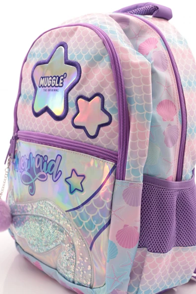 MUGGLE Mu-9026 Mermaid Koleksiyonu Ilkokul Çantasi - Resim 4