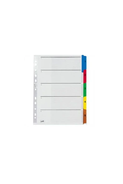 Serve A5 5 Renk Ayraç 5522-k ürün görseli