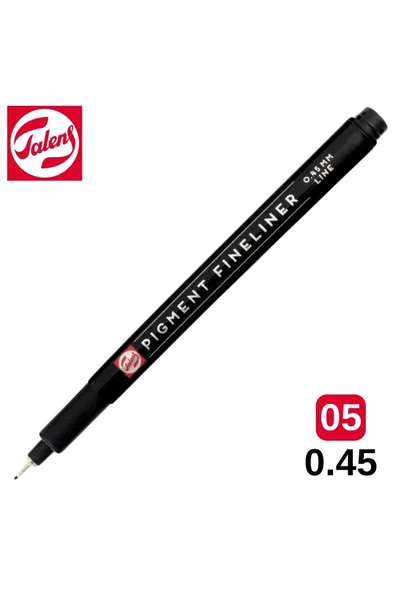 Talens Pigment Fineliner Teknik Çizim Kalemi Siyah 05 (0.45mm) / ürün görseli