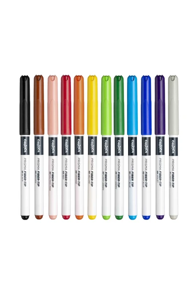 CARIOCA CARİOCA PLUS PRISMA FİBER UÇ KEÇELİ BOYA KALEMİ 12Lİ - Resim 2