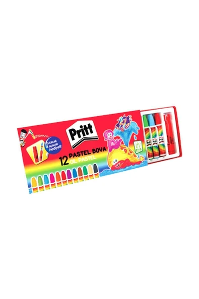 Pritt 12 Renk Pastel Boya Karton Kutu ürün görseli