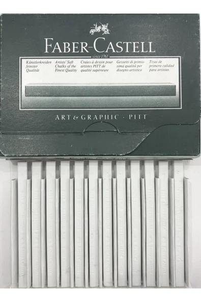 Faber Castell Faber-castell Pitt Monochrome Eskiz Pastel Boya 12 Li 5210128401000 (1 PAKET 12 ADET) ürün görseli