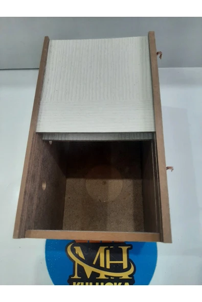 Mh Muhabbet Kuşu Için Ahşap Yuvalık - Resim 2