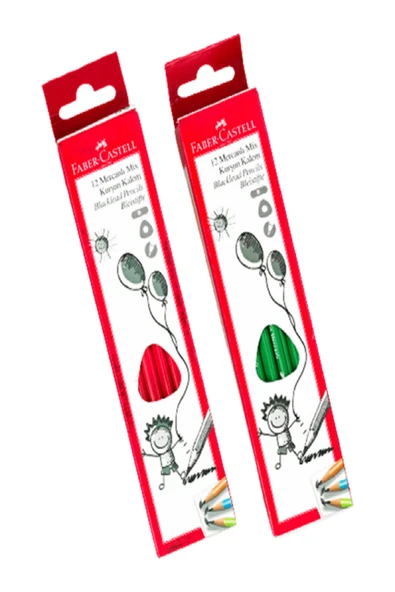 Faber Castell Mercanlı Mix Kurşun Kalem ürün görseli