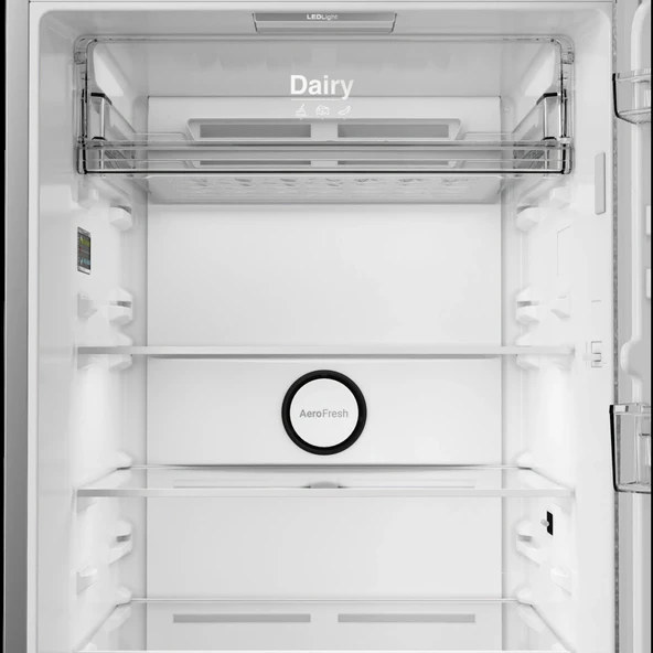 Arçelik 566406 MI Gümüş Gri No Frost Buzdolabı - Resim 6