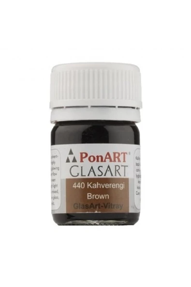 Ponart Glasart 20 Ml. Kahverengi 440 Vitray Boyası ürün görseli