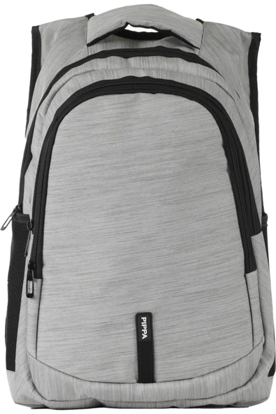 Pippa Teo Üç Gözlü Açık Gri Okul Günlük ve Seyahat Sırt Çantası - Erkek ürün görseli