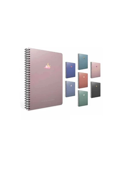 Gıpta A5 80 Yaprak Çizgili Sımple Notes Spiralli Karton Kapak Defter 5811000 ürün görseli