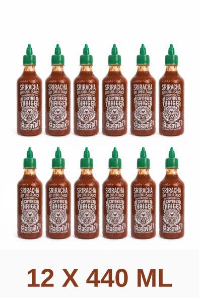 Srıracha  12 Adet Suree Cryıng Thaıger Sriracha Extra Hot Chilli Sauce 484 g ürün görseli