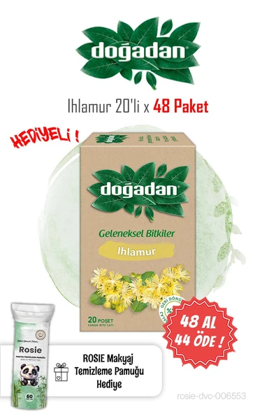 Doğadan Ihlamur Çayı 20'li 48 AL 44 ÖDE ve ROSIE ürün görseli