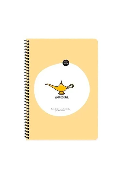 Hisli Şeyler Keskin Color 6,5x22,5 80 Yp. Kareli Stickerli Hallederiz Defter 500536-99 ürün görseli