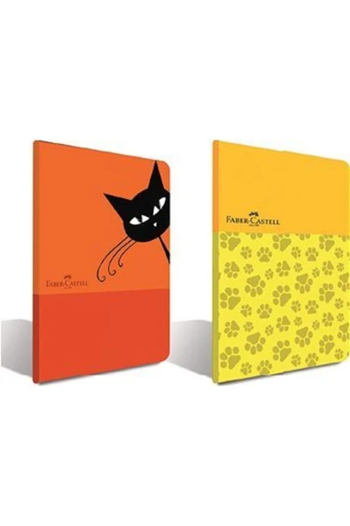 Faber Castell Faber-castell Kaye Defter Look Plastik Kapak Kareli 60 Yp A5 2 Adet - Resim 2