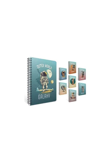 Gıpta A4 80 Yaprak Çizgili Galaxy Spiralli Pp Kapak Defter 7267000 ürün görseli