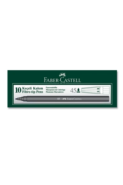Faber Castell F.C KECELİ SİYAH KALEM - Resim 2