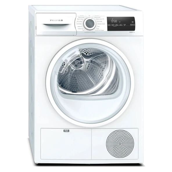 Profilo KM8611HTR A++ 8 KG Isı Pompalı Çamaşır Kurutma Makinesi ürün görseli