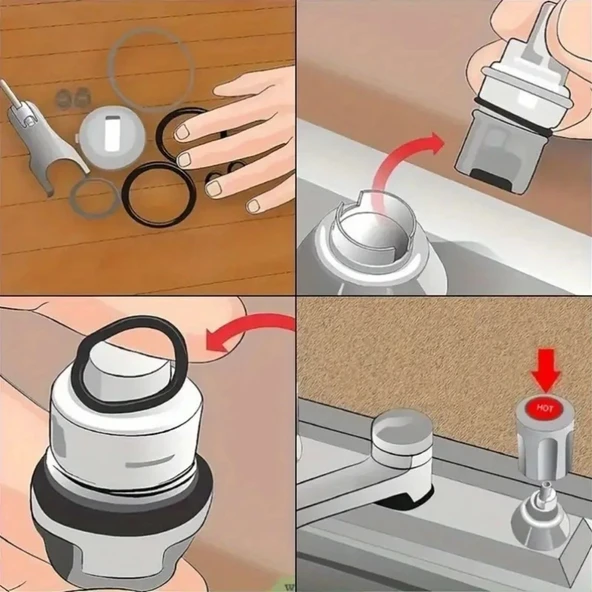 225 Parça Kauçuk Conta Seti ,kendiliğinden Saklama Kutulu O Halkası Seti - Resim 6