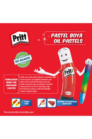 Pritt Pastel Boya Çantalı 12'li - Resim 3