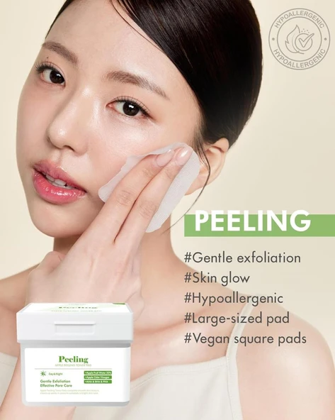 Dermal Elma Özlü Gözenek Temizleyici Aydınlatıcı Peeling Tonik Toner Pedi 80 adet - Resim 2